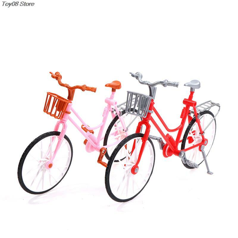 Novo estilo 1pc 1/6 pontos boneca grande bicicleta material de proteção ambiental brinquedo casa bonecas acessórios 6 estilos