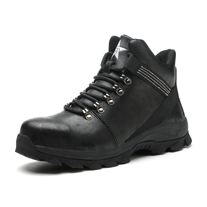 Amawei Botas Hombre Men Shoes For Men Safety Shoes Steel Toe Work Boots Lightweight Work Shoes Resistant Boots LBX915