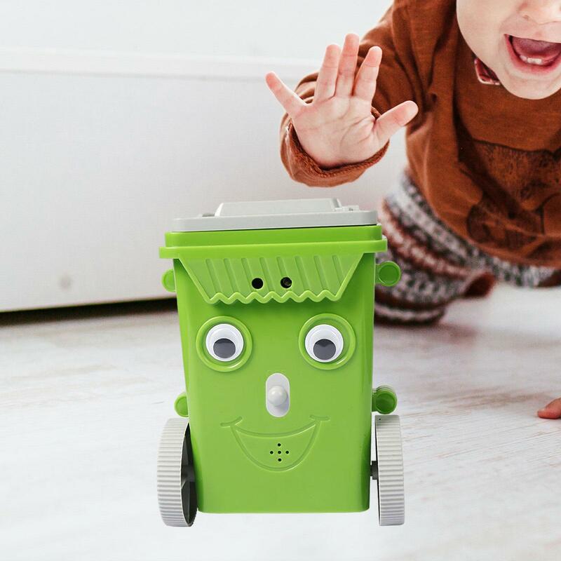Vacuum Cleaner Toy Learning Activities Puzzle Curbside Vehicle Garbage Bin Model for Party Favors Holiday New Year Birthday Gift