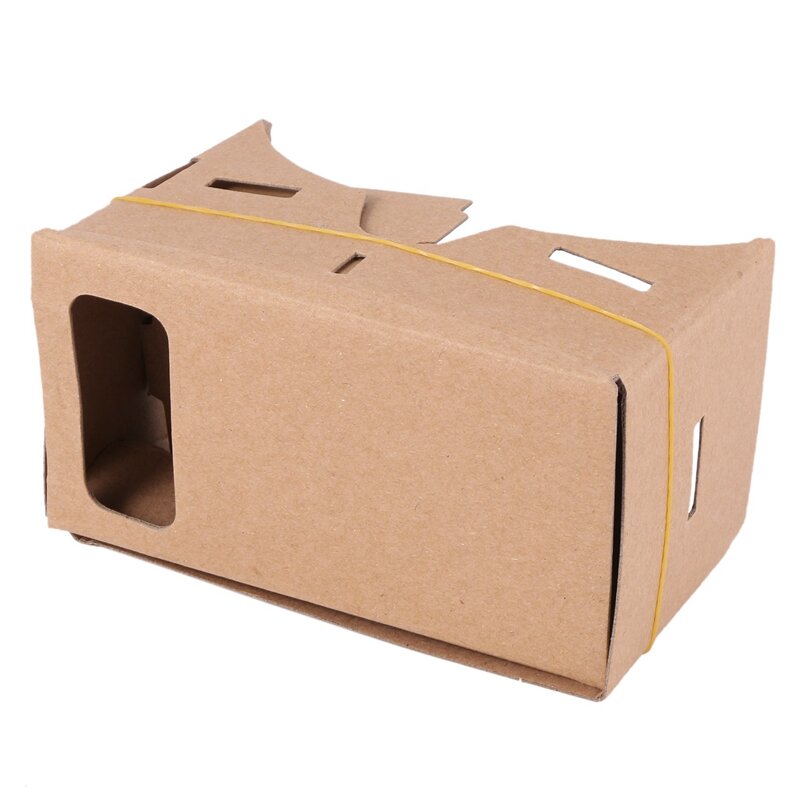 3D VR Realidade Virtual Óculos Hardboard, DIY, Google Papelão, 2X, 6"