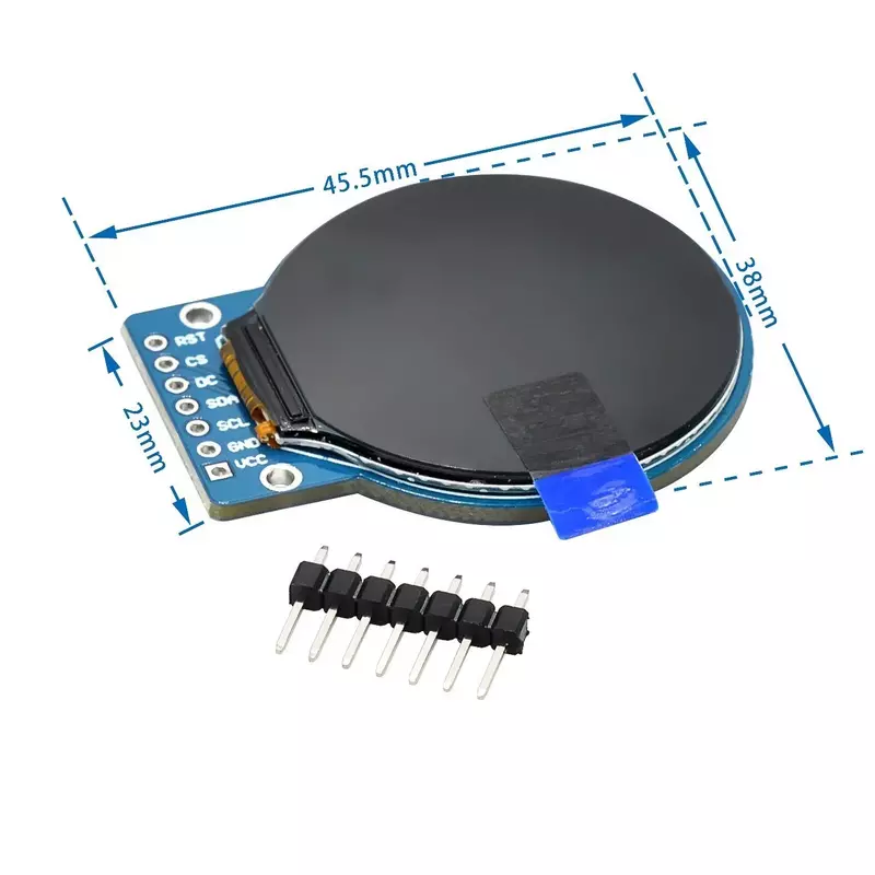 TFT-дисплей 1,28 дюйма TFT ЖК-дисплей круглый модуль RGB 240*240 GC9A01 драйвер 4 провода SPI интерфейс 240x240 PCB для Arduino