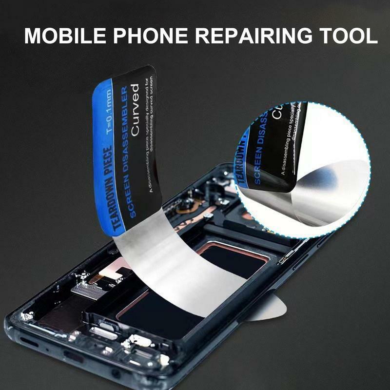 Stahl Metall Handy Reparatur werkzeug ultra dünne flexible Handy gebogen LCD-Bildschirm zerlegen Öffnung Pry Card Tool
