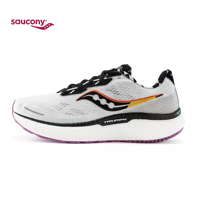 New Saucony Running Shoes Men Victory 19 Outdoor Trail Running Shoes Thick Sole Elastic Cushioning Couple Casual Tennis Sneakers