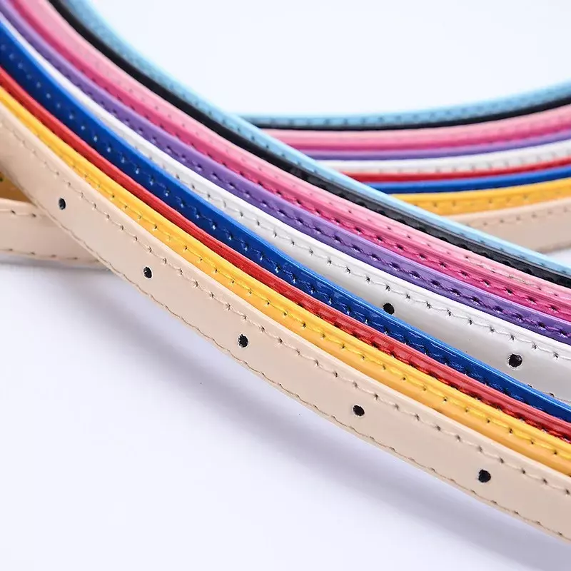 Cinturones de alta calidad para mujer, cinturones ligeros superfinos de 1,2 cm, cinturón versátil de verano para niña y Estudiante