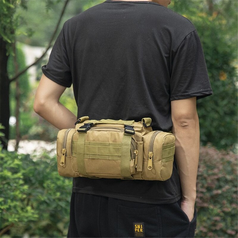 Waterproof Tactical Backpack New High-capacity Multifunctional Hunting Waist Pack Oxford Camping Hiking Pouch Outdoor