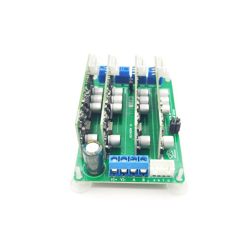 Módulo de fuente de alimentación reductor CNC ajustable de CC multicanal de 4 canales, flujo de voltaje constante, pantalla a color Modbus