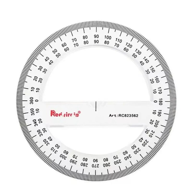 2psc Kunststoff Winkelmesser Mathe Winkelmesser 360 Grad