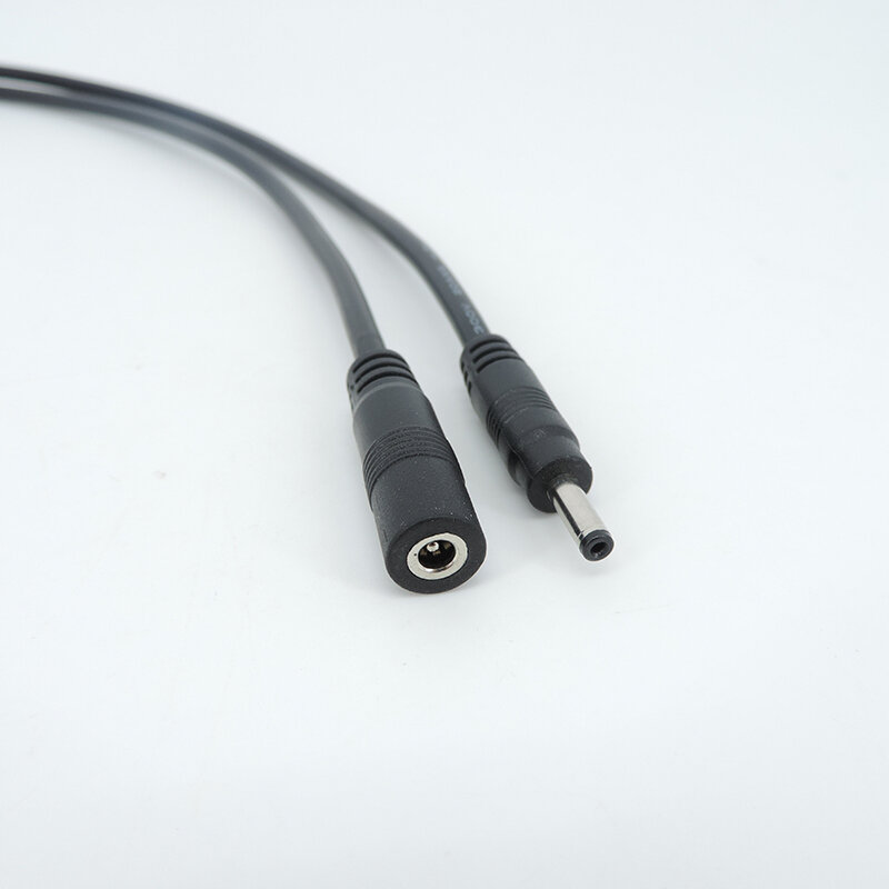 Conector de cable de CC de 3,5x1,35mm, cable de extensión de CC con enchufe de alimentación, adaptador de conector hembra y macho de CC A07