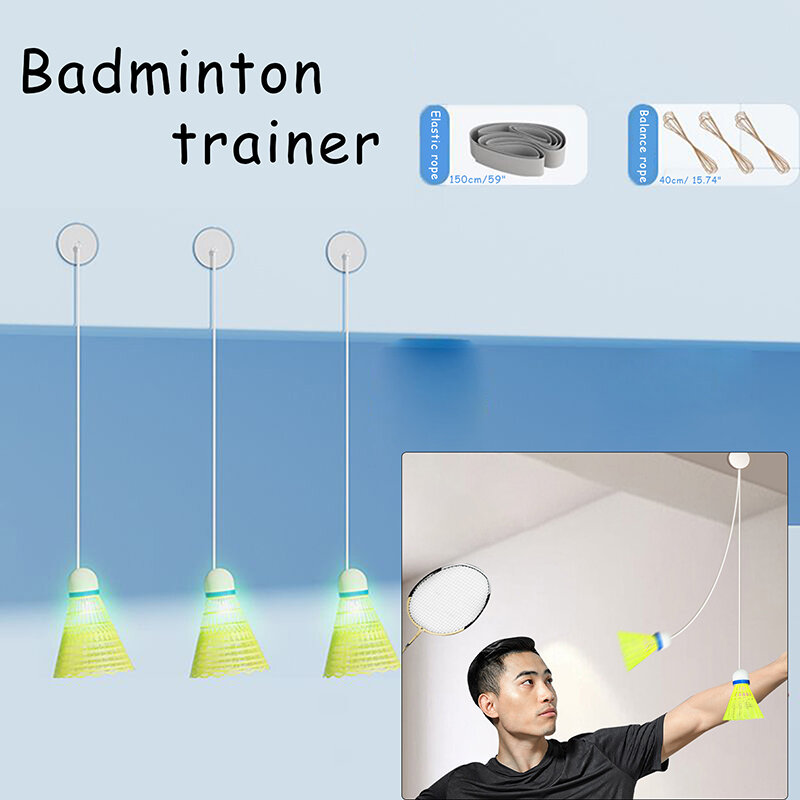 Badminton Trainers Stretch Professional Badminton Machine Robot Racket Training Sport Self-study Practice Training Accessories
