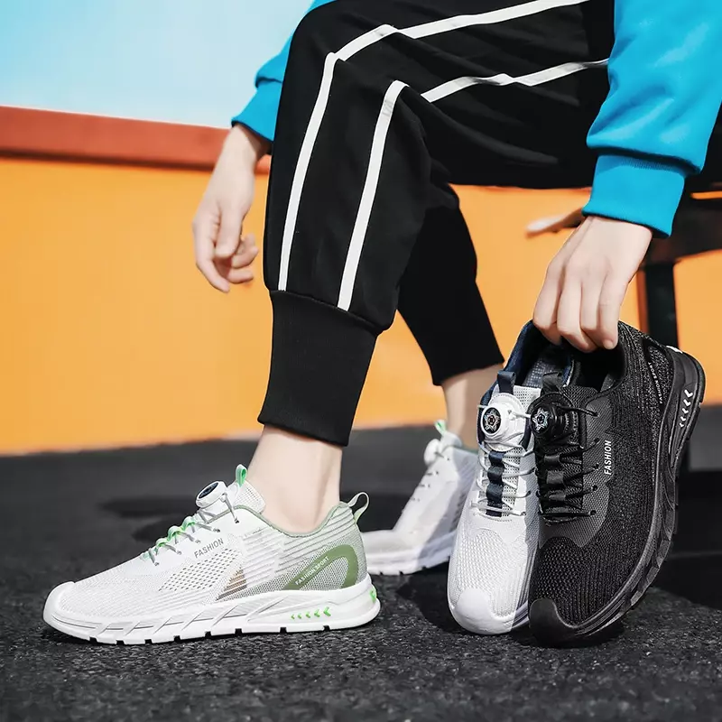 Мужская сетчатая обувь 2024, обувь для бега и ходьбы на открытом воздухе, Мужская обувь для тренировок