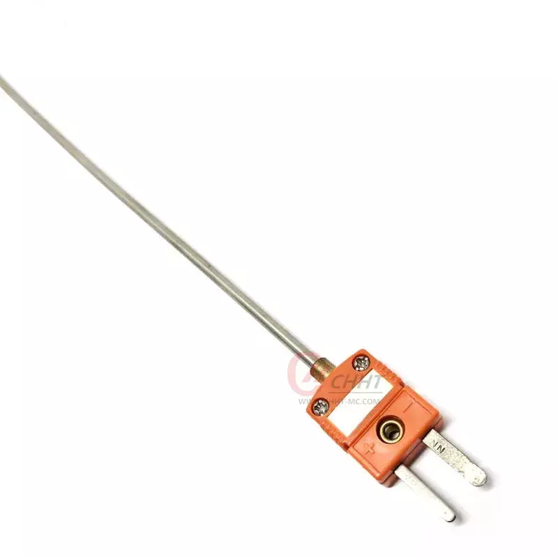 Thermocouple de type N en acier inoxydable, haute température, sonde multi-longueur avec connecteur