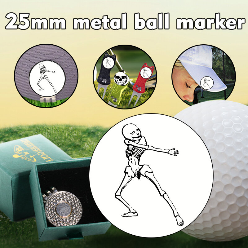 Clip magnético multifuncional para gorra de golf, marcador, regalo universal ideal para golfistas, apuntar al clip del sombrero, caja de regalo