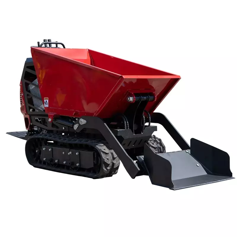 Mini Crawler Dumper com carregador frontal, com carregamento automático, Design Itália, 500kg