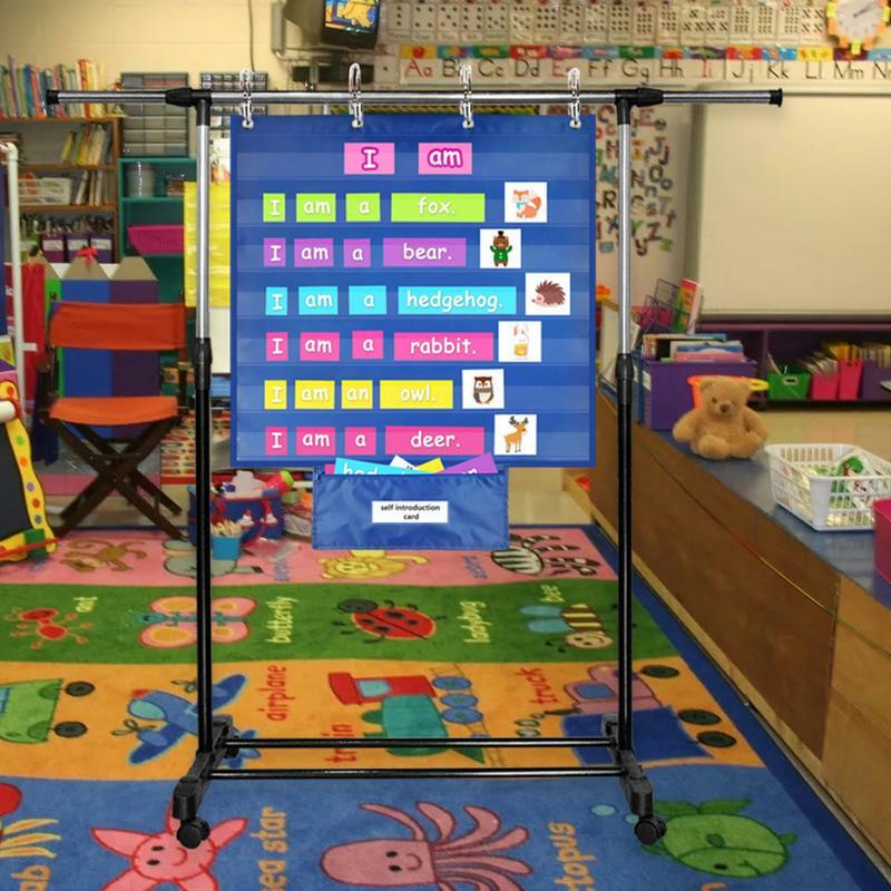 Tages plan Taschen karte Kindergarten Taschen karte mit Reiß verschluss Wort karten beutel Homes chool Unterrichts bedarf pädagogisch