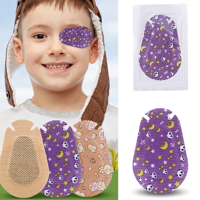 Adhesive Eye Patches Cartoon Eye Patches for Kids Eye Pads Disposable Eyepatch Adhesive Bandages for Baby Girls Gifts