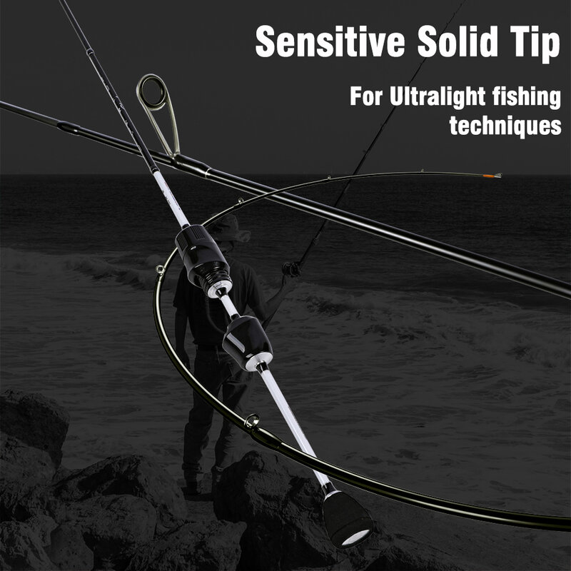 Mifine ILLUSION SLASH XUL Ultralight Spinning/Casting Rod 0.2-0.8g 30T Carbon Fiber Fuji/LS Rings Solid Tips For Trout Fishing