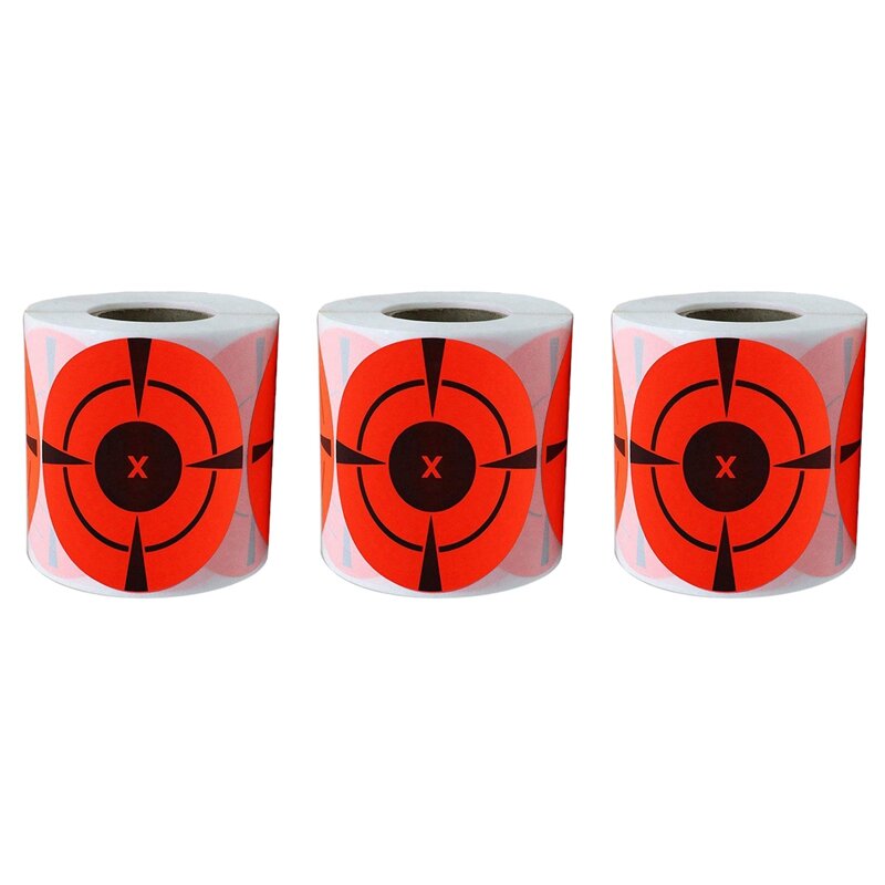 Target Stickers (Qty 375Pcs 3 pollici) bersagli autoadesivi per bersagli da caccia