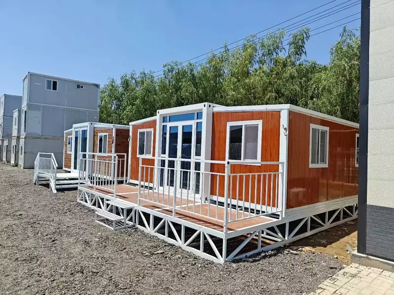 Pabrik grosir desain kustom ukuran dilipat wadah modular rumah prefab mobile