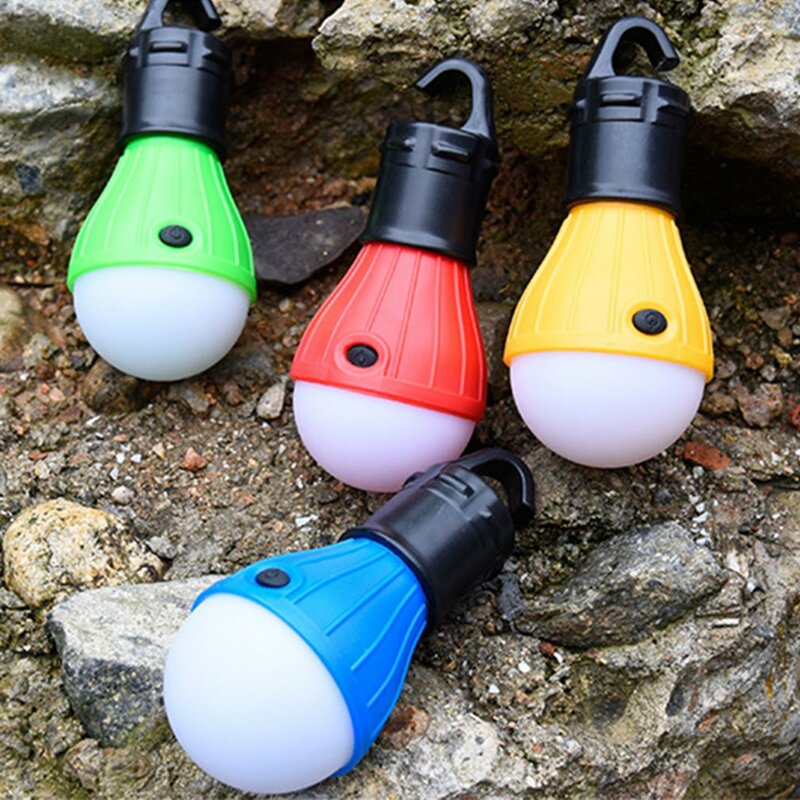 Mini lanterna portátil com lâmpada LED, luz de tenda, lâmpada de emergência impermeável, gancho pendurado, lanterna para acampar, 2023