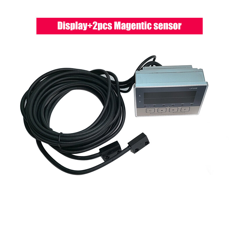 LP20E 2 Axis LCD DRO Magnetic sensor tape displacement Displacement Scale Sensor CNC Encoder Woodworking Machine Lathe