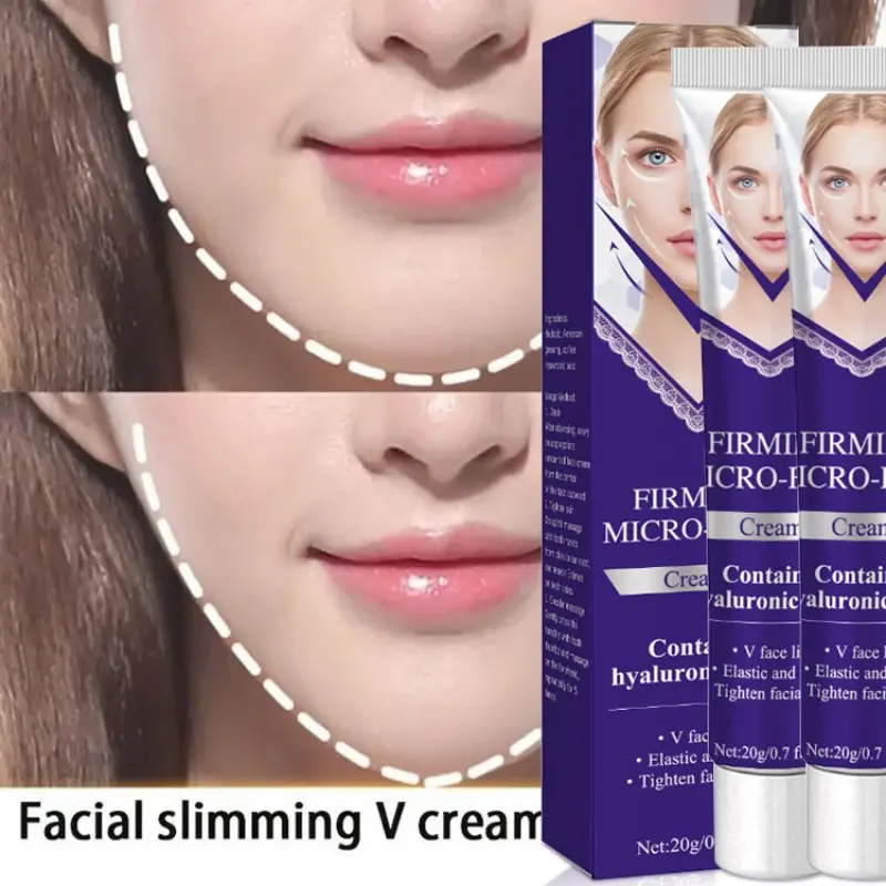 V-Shape Firming Face-lift Slimming Cream Removal Masseter Muscle Double Chin Face Fat Burning Anti-aging Products