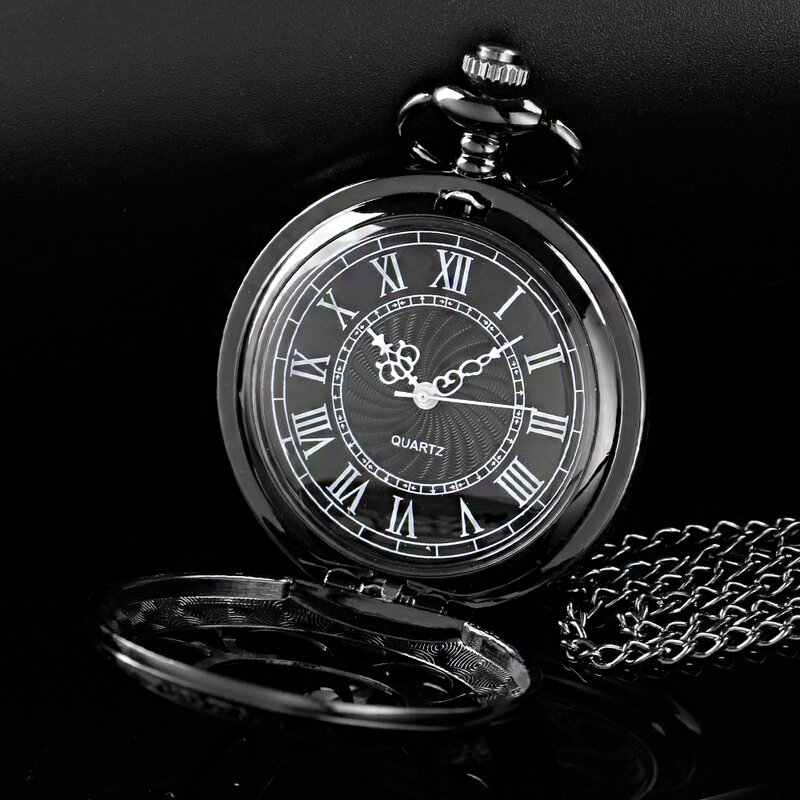 Vintage Quartz Pocket Watch Men's Personality Necklace Chain Clock Dropshipping reloj hombre
