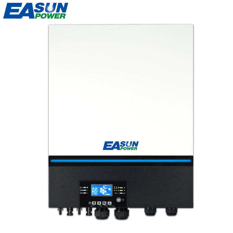 EASUN POWER-Onduleur hybride solaire AxPonte Max, 11K, 48V, 220V, 380V, 11KW, 150A, deux MPPT, double sortie, tendance