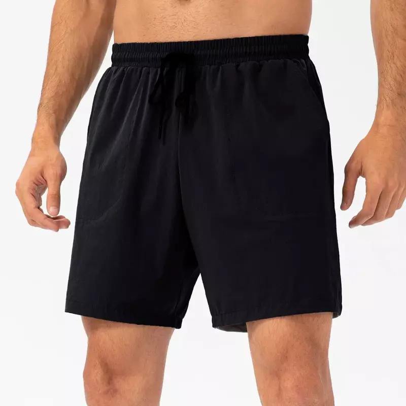 Lemon Men Summer Fitness Shorts With The Same Paragraph Are Light,Breathable And Quick-drying Gym Fitness Shorts And Pweaty Pant