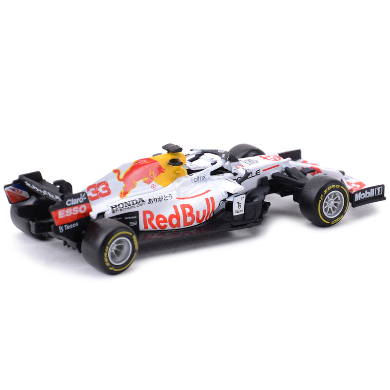 Bburago-Red Bull F1 Formula Car Leges, Die Cast Vehicles, Collecemballages Model, Racing Car Toys, RB16B #33, Turquie, 1:43, 2021