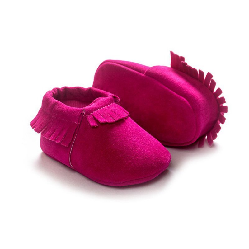 أحذية للأطفال حديثي الولادة أحذية للأولاد والبنات أحذية من جلد الغزال أحذية Prewalker برسومات ناعمة غير قابلة للانزلاق مشوا لأول مرة