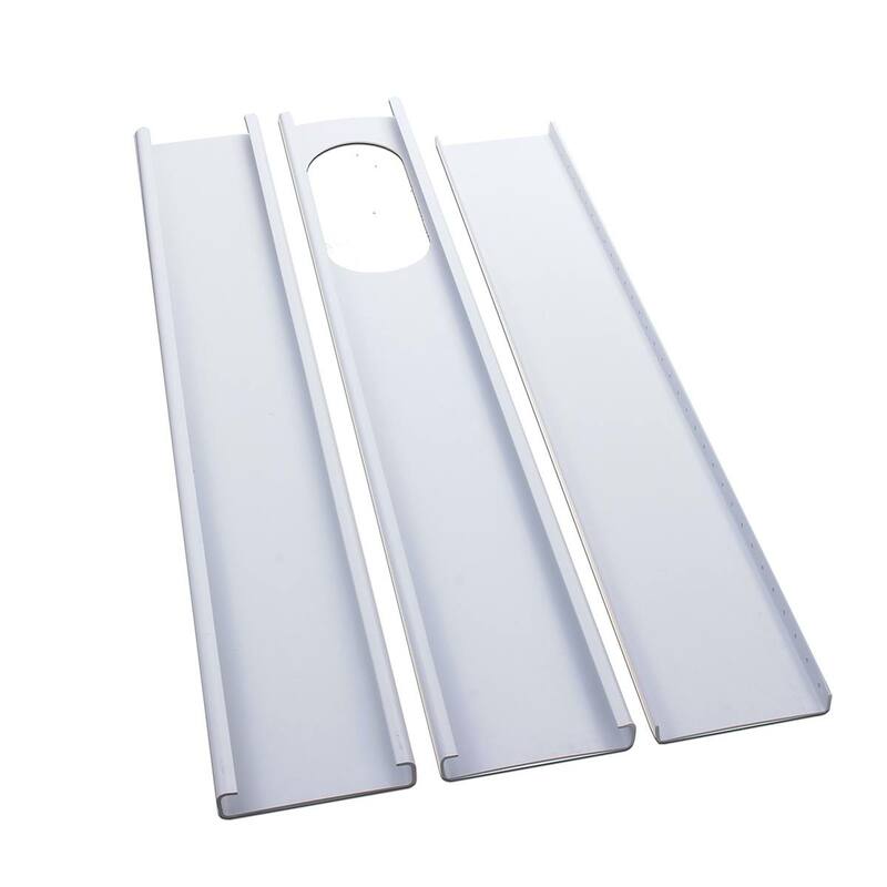 조절 가능한 창 어댑터/창 슬라이드 키트 플레이트 배기 호스 튜브 커넥터, 휴대용 에어컨 액세서리 세트, 190cm