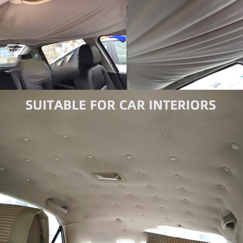 Car Roof Fixing Buckles Screw Set Interior Ceiling Headliner Cloth Repair Screw Cap Fabric Rivets Retainer Buckle  Accessories