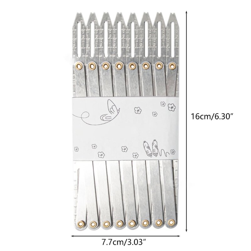 Guía botones calibre costura expandible, divisor espacio igual para manualidades acolchado