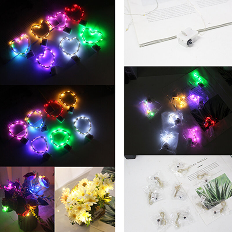 20 Led String Lights 3 Mode Waterproof Bendable Fairy Lights For Living Room Bedroom Garden Decoration