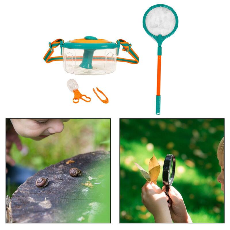 Kits de colector de insectos de aumento para niños, Visor de insectos de inserción, regalo de vacaciones para niños