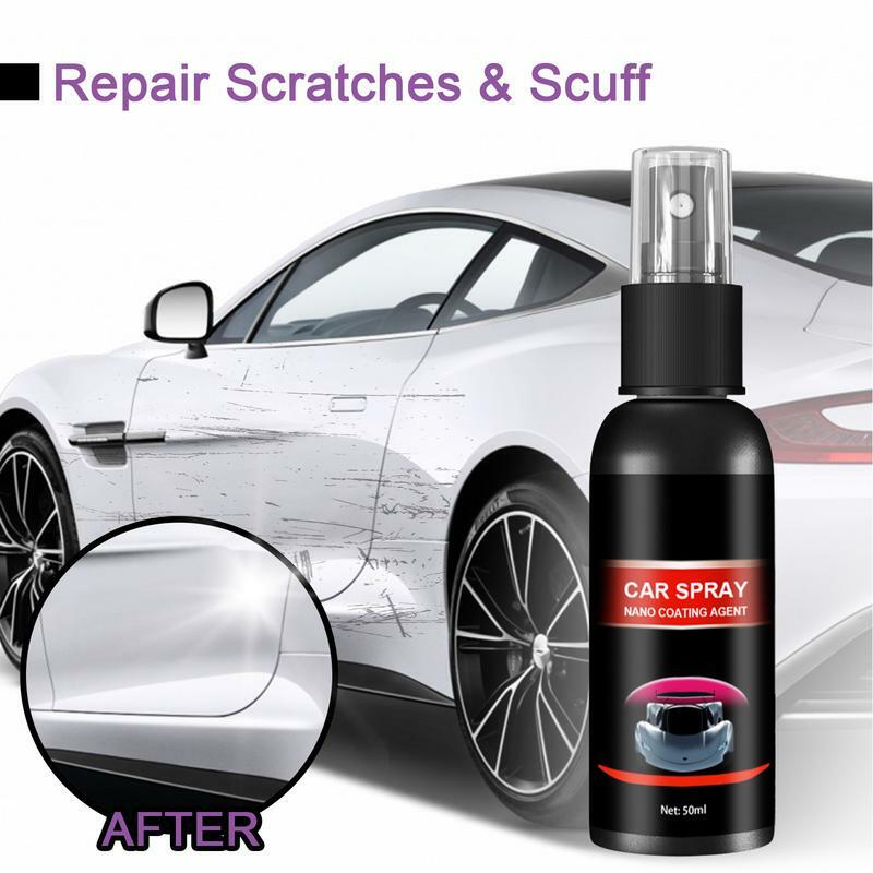 Nano Repairing Spray For Car Car Scratch Remover Nano Repairing Coating Spray Automobile Repair Agent Long Lasting Polishing