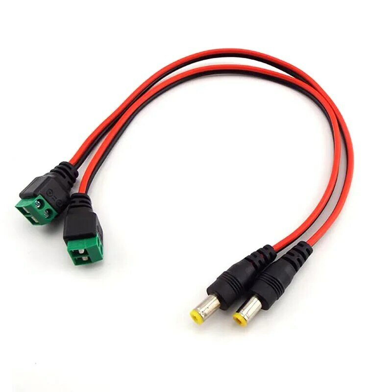 5.5*2.1mm 12V DC Male Female Plug Cable to DC Plug Connector Extend Cable for LED Light Strip CCTV Camera