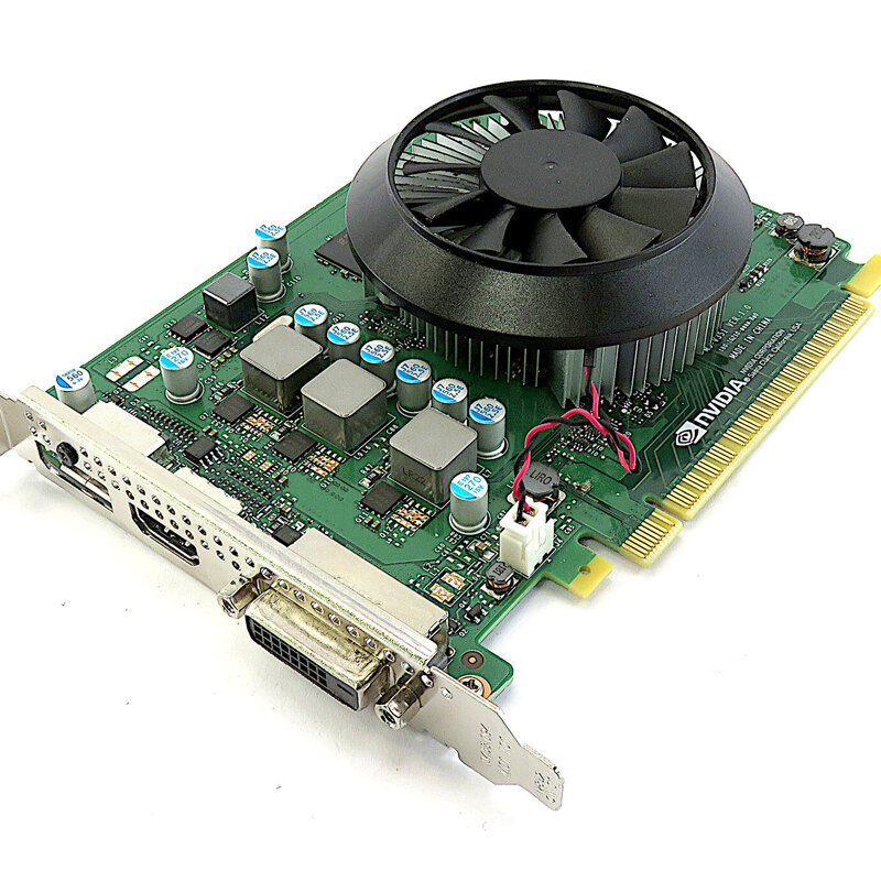 Scheda grafica Dell GeForce GTX 1050 Ti 4 GB GDDR5 - PCIe 3.0x16-DVI, HDMI, DisplayPort