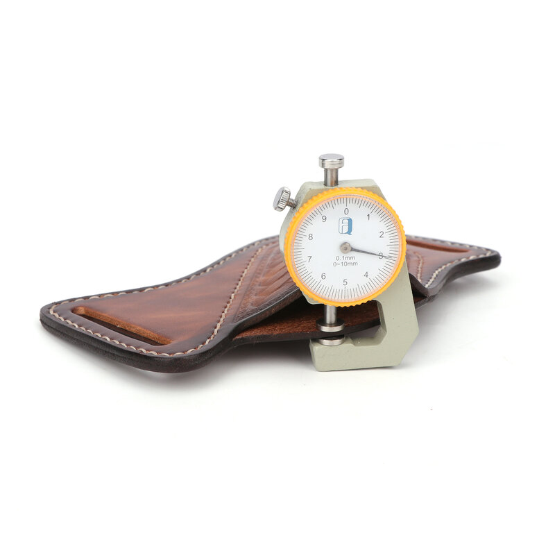 Tourbon EDC кожаный карманный органайзер для складного ножа, мини-сумка для ножей, Мультитул для повседневного использования, карманный органайзер с ремнем, коричневый