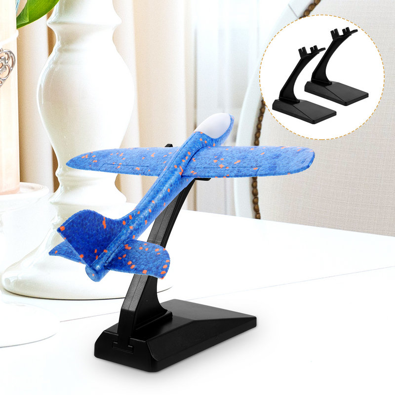 Modelli di aerei Stand modello di plastica espositore per aereo Mini supporto per modello di aereo senza aeromodelli di aeroplani