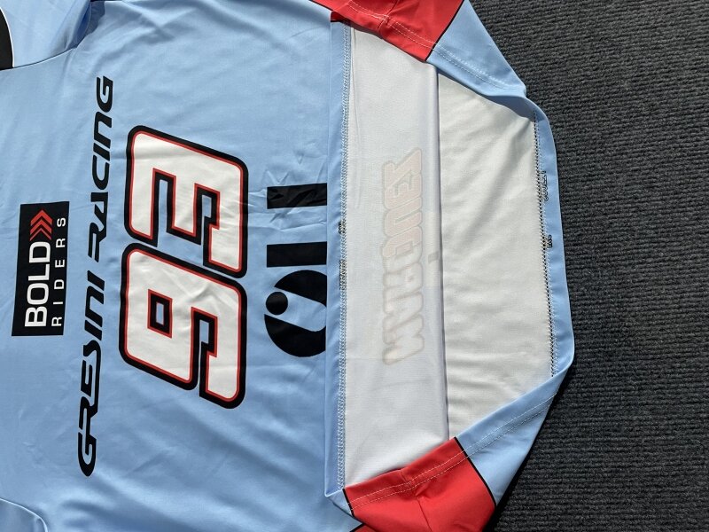 Коллекция рубашек-поло Gresini Racing 2024 Марка Маркеса 93, высококачественная одежда для спорта на открытом воздухе