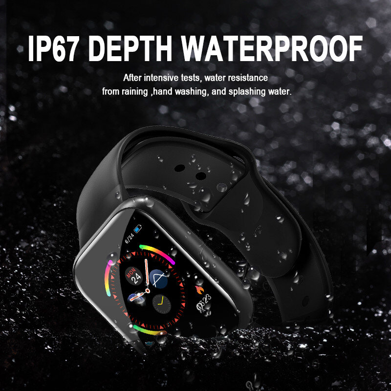 Y68 inteligentny zegarek mężczyźni kobiety wodoodporny Smartwatch Fitness z nadajnikiem sportowe na rękę zegarki cyfrowe dla Android IOS Relojes Para Mujer Reloj