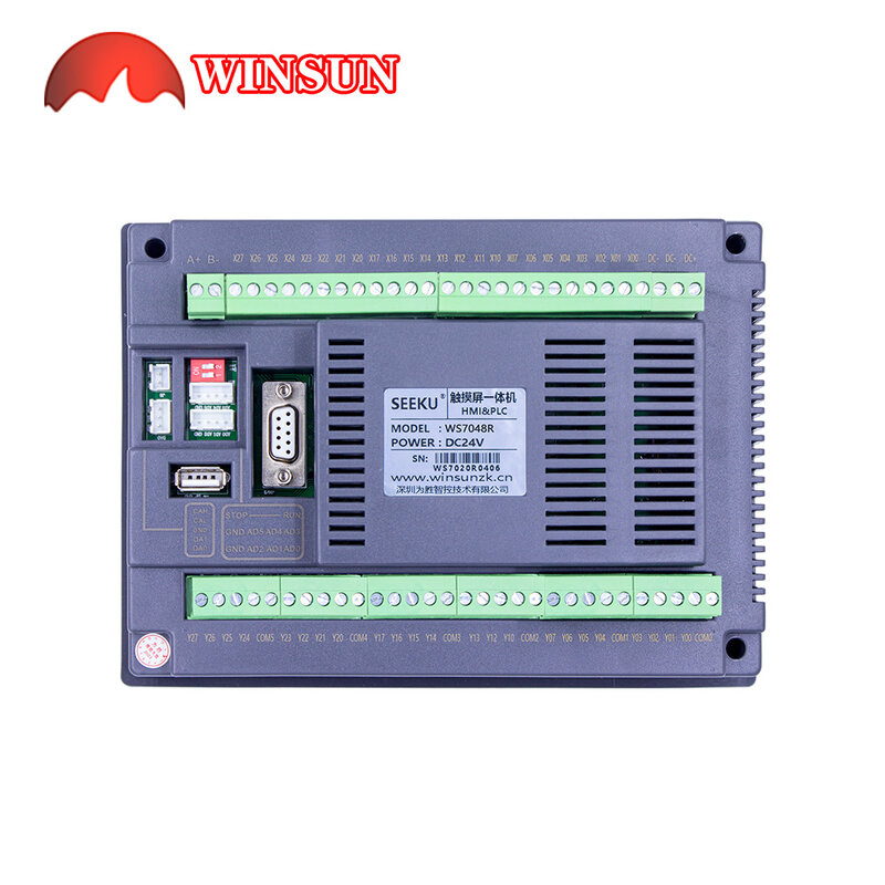 PLC 지원 인간의 기계 화면 WS-101AP 070AP -043AP -035AP HMI 터치 스크린 3.5/4.3/7/10.1 인치 LED 디스플레이 COM 포트