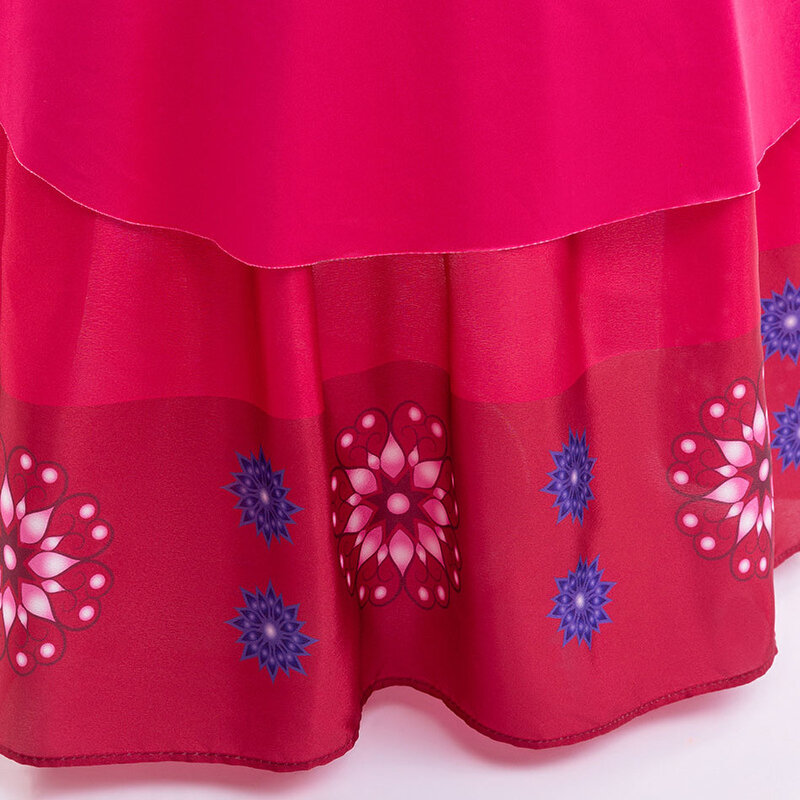 Ragazza Asha Purple Princess Dress Movie Star Wish Cosplay Princess Costumes accessori originali carnevale Easter Party Gown
