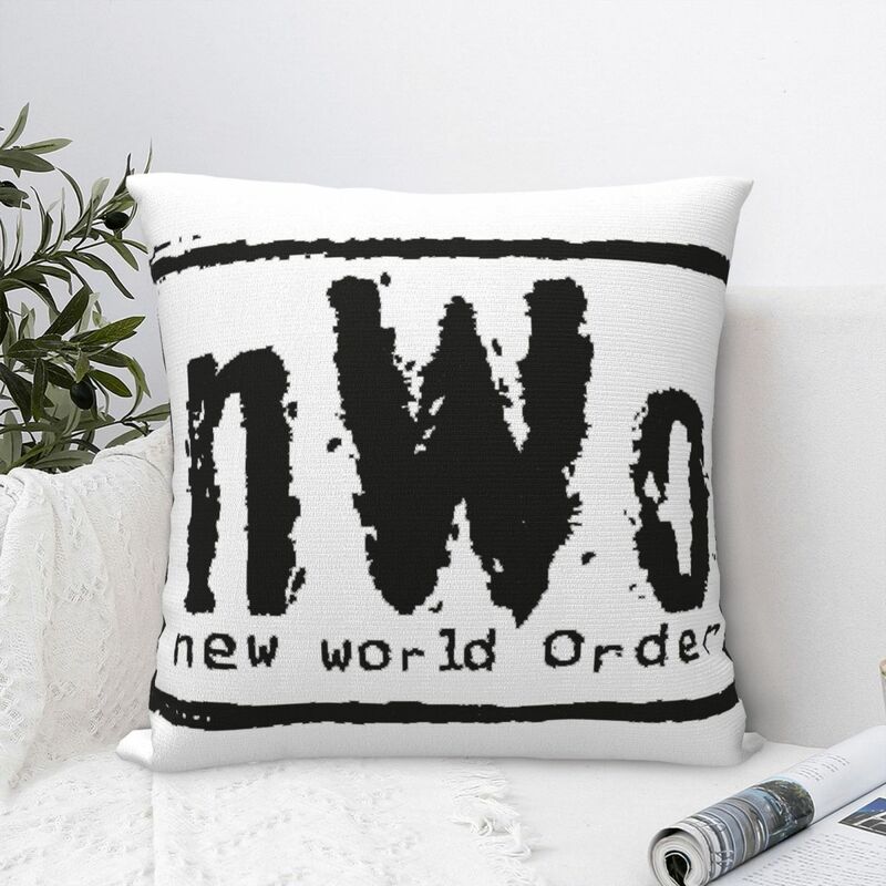 NWO New World Order Square Pillow Case for Sofa Throw Pillow