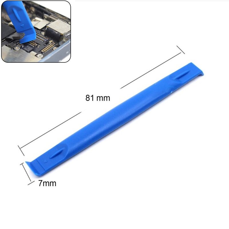 Herramienta de apertura de plástico, herramienta de palanca para reparación de teléfonos móviles, color azul claro para equipos electrónicos