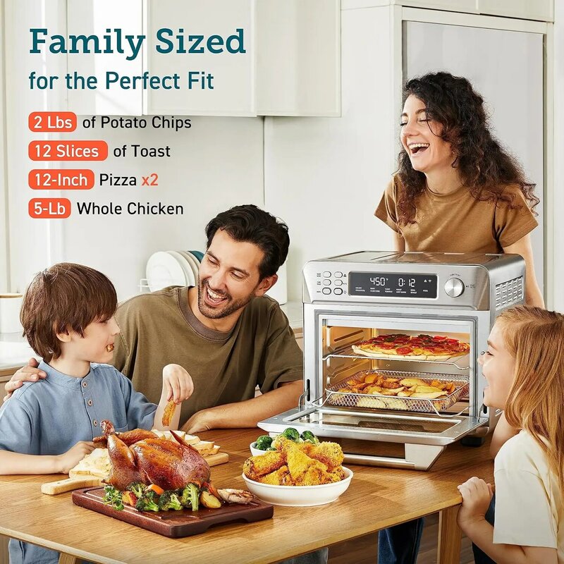 COSORI Smart 12-in-1 Air Fryer Toaster Oven Combo Airfryer Convection Oven Countertop Bake Roast Reheat Broiler Dehydrate
