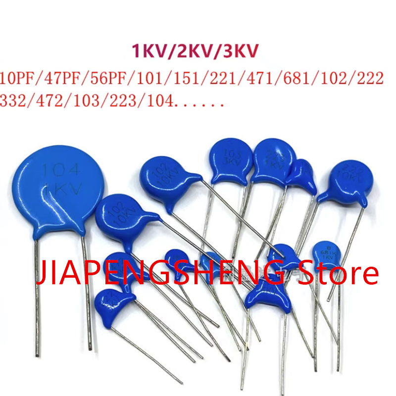 Керамический конденсатор высокого давления, новый и оригинальный, 1KV472, 1KV4.7NF, 1KV4700PF, 100 шт.