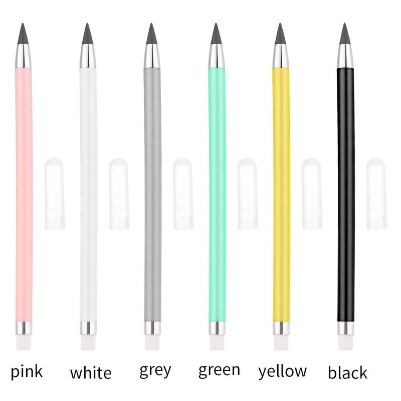 신기술 HB 무제한 쓰기 연필 잉크 없음 영원한 연필 스케치 페인팅 펜, 참신한 문구, 학교 사무용품