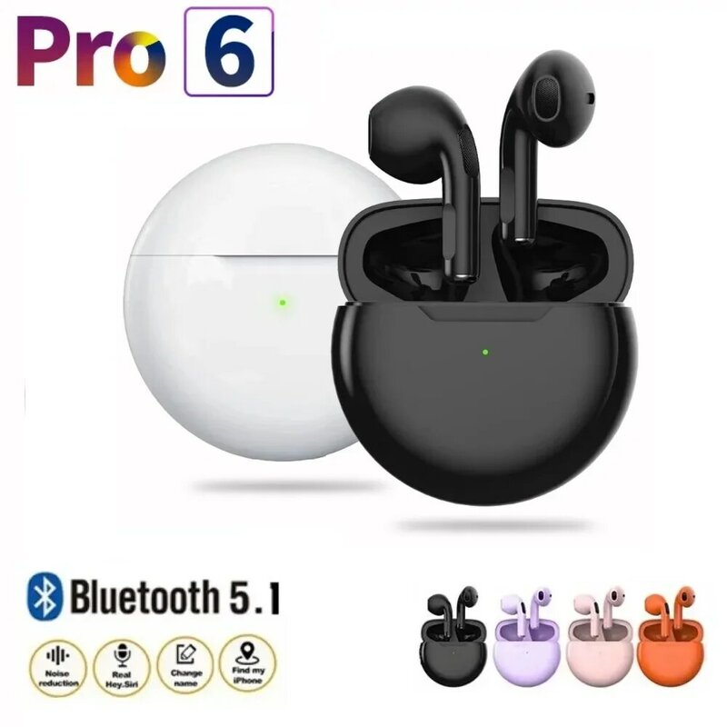 Écouteurs sans fil Bluetooth Air Pro6 TWS d'origine, contrôle tactile, casque stéréo, écouteurs pour Xiaomi